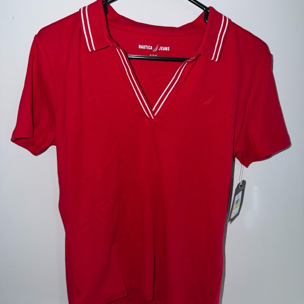 Brand New Women’s Nautica Red Polo Shirt